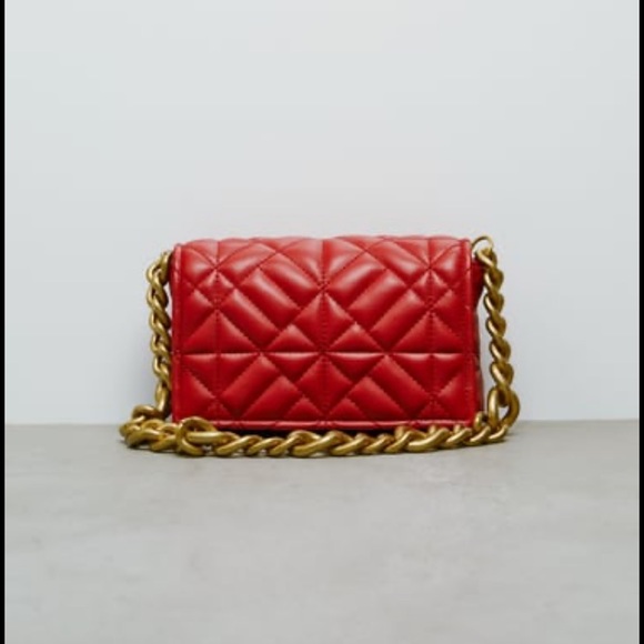 Zara orange-red bag  Bags, Zara bags, Red bags